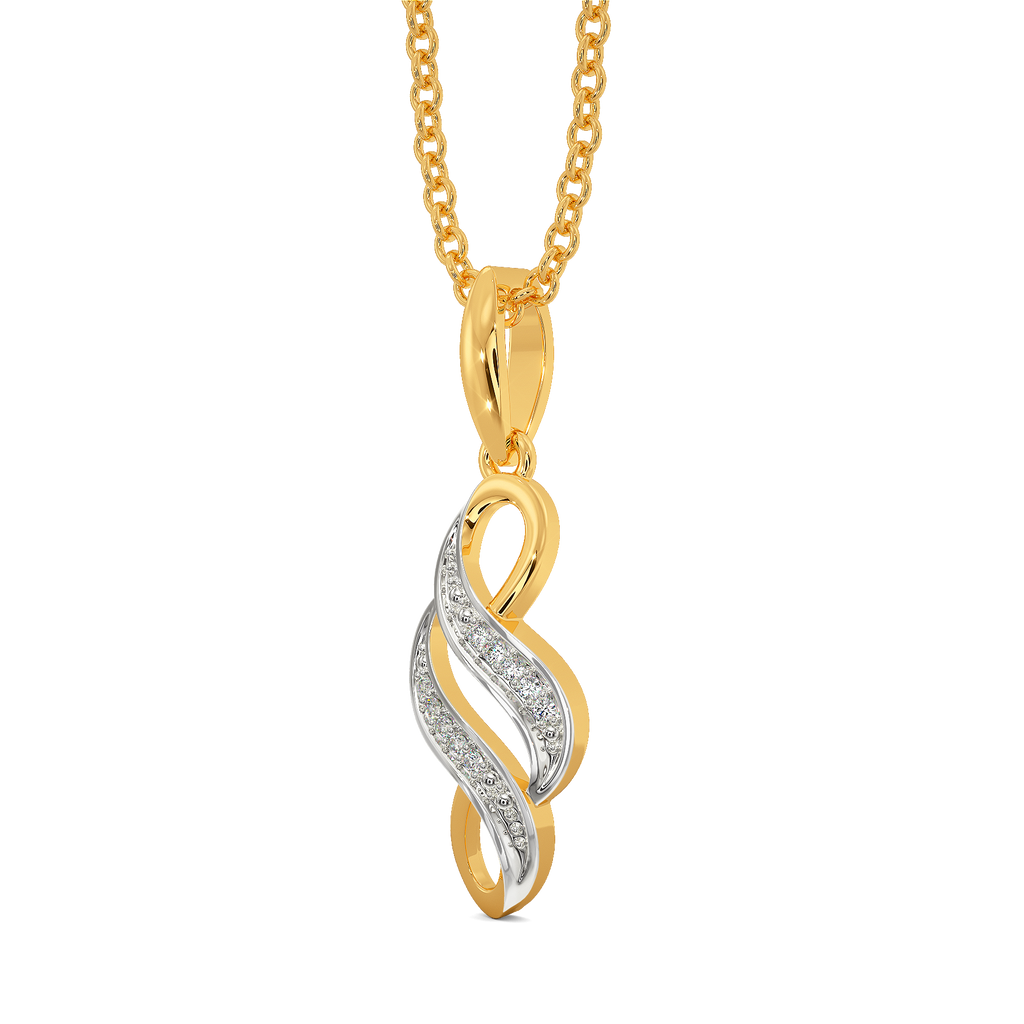 Wrap Whisper Diamond Pendants