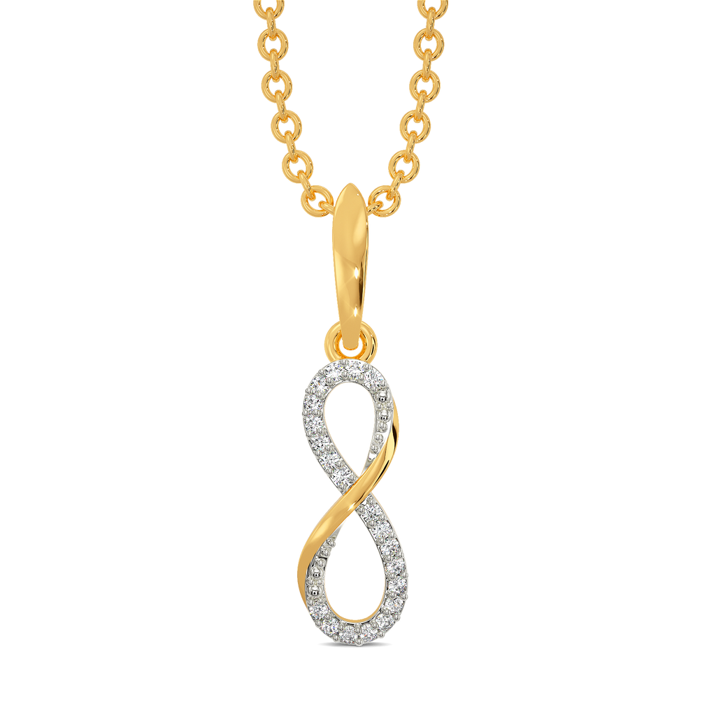 Touch of Wrap Diamond Pendants