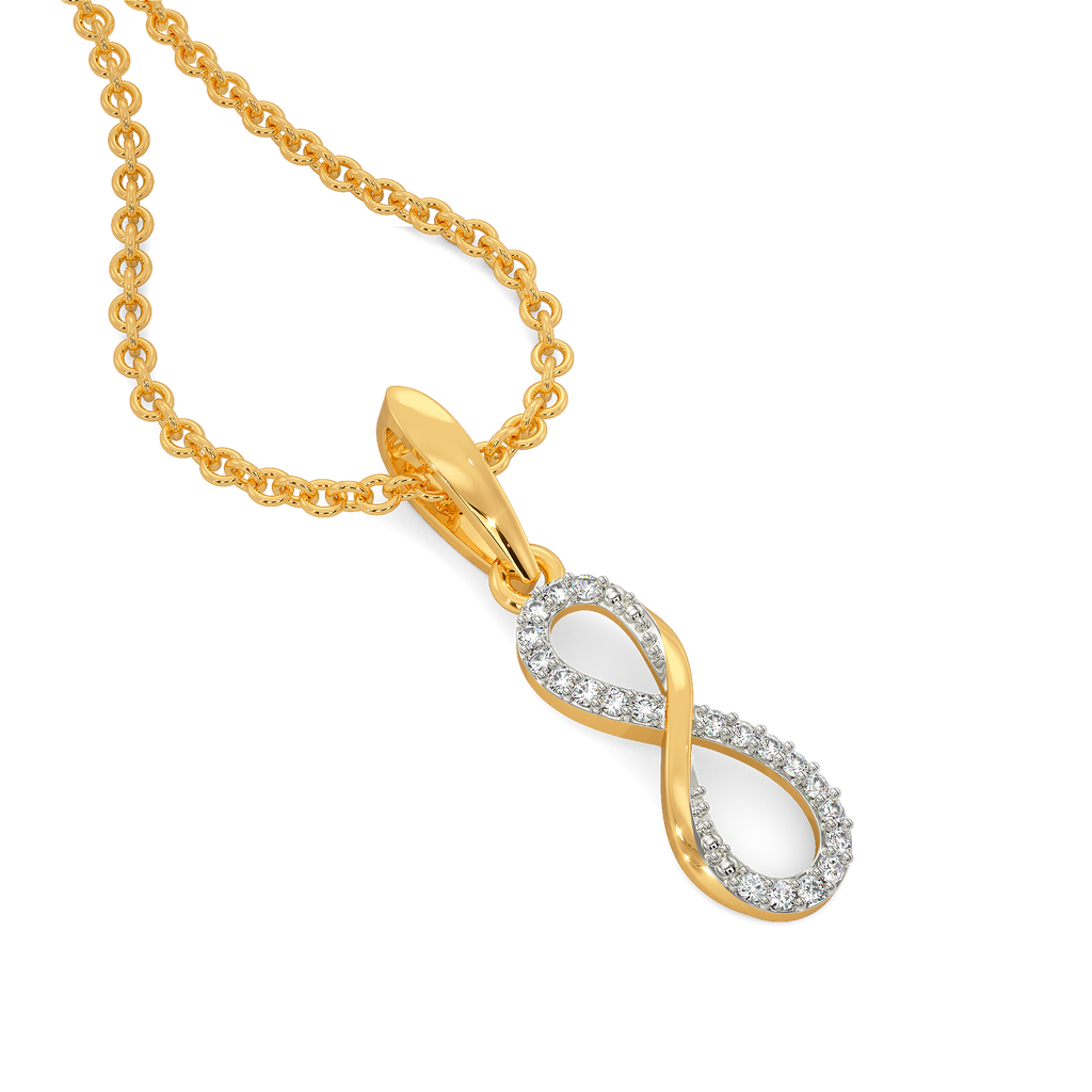 Touch of Wrap Diamond Pendants