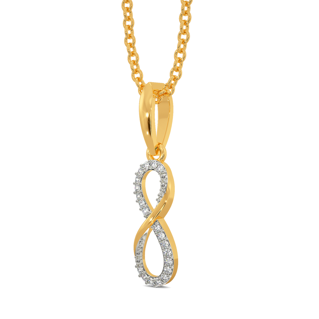 Touch of Wrap Diamond Pendants