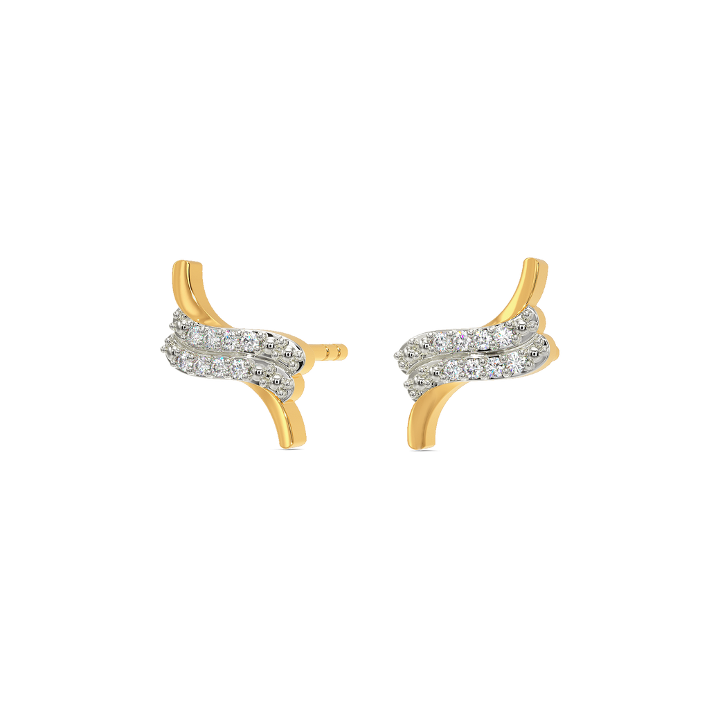 Touch of Wrap Diamond Earrings