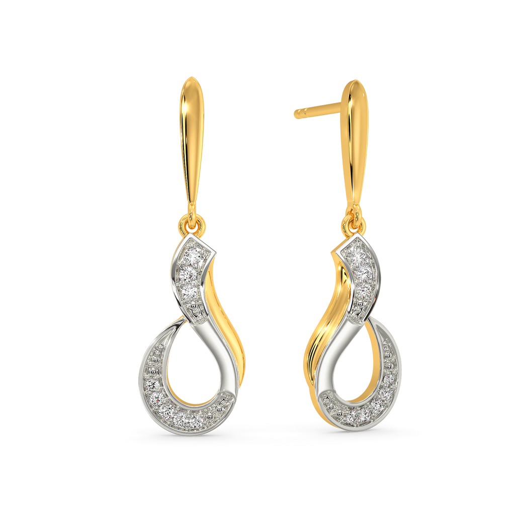 Wrapped in Wonder Diamond Earrings