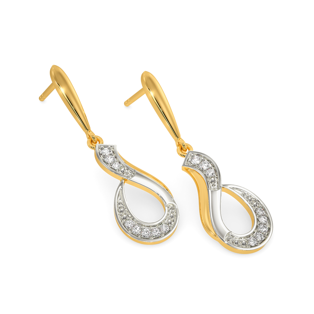 Wrapped in Wonder Diamond Earrings