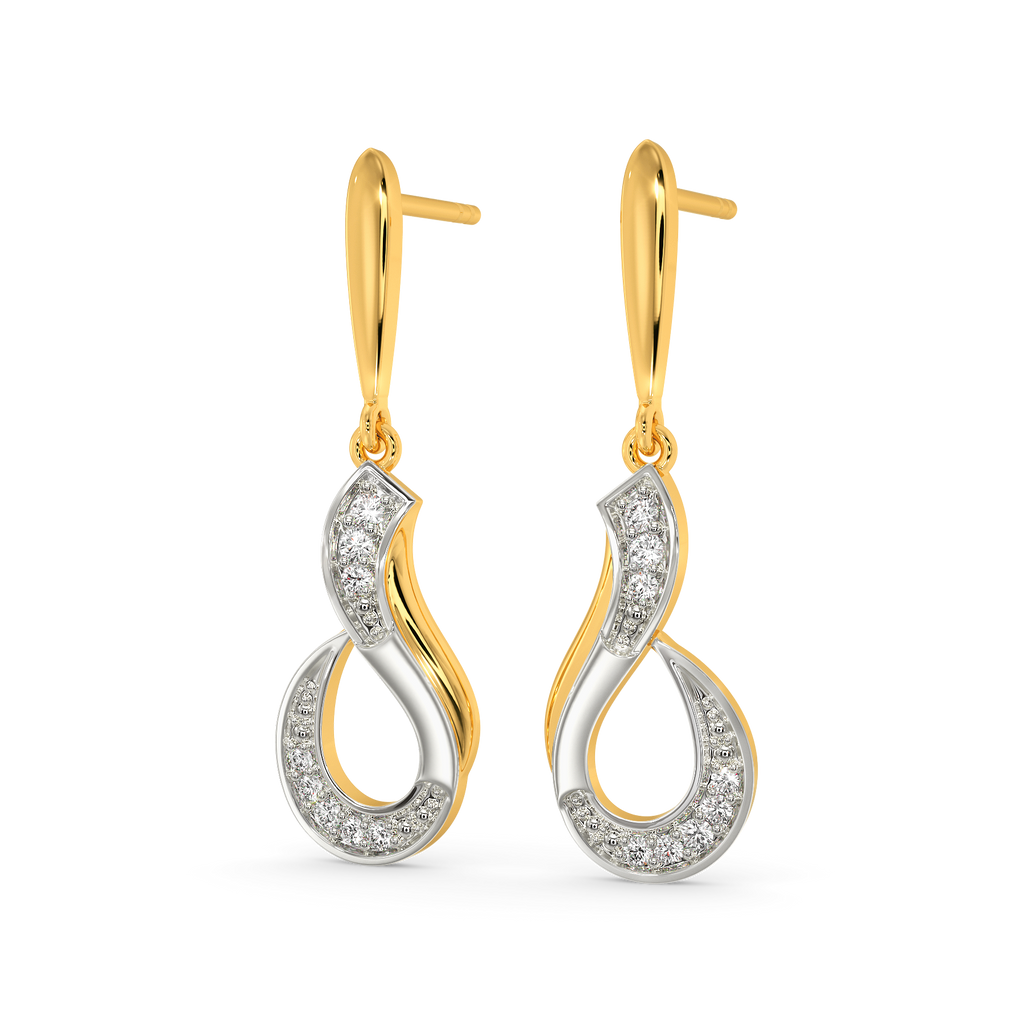 Wrapped in Wonder Diamond Earrings