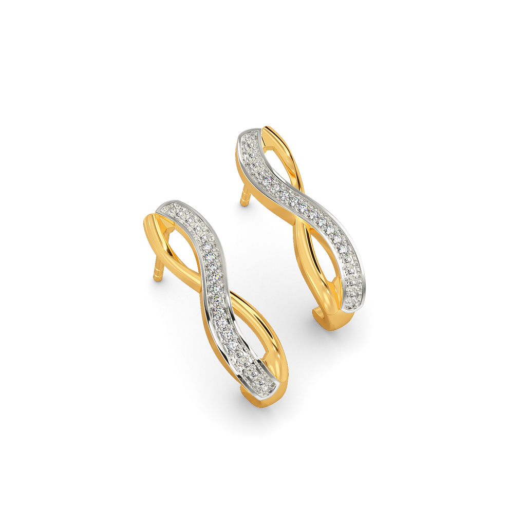 Wrapped in Wonder Diamond Earrings