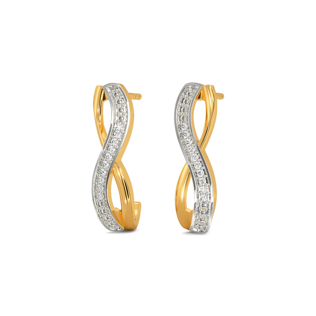 Wrapped in Wonder Diamond Earrings