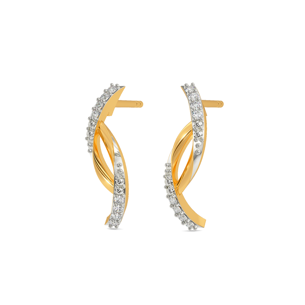 Wrapped in Spark Diamond Earrings