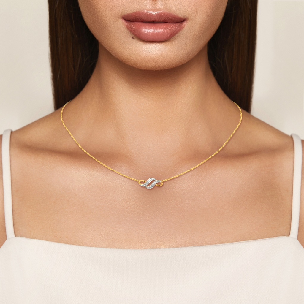 Wrap Whisper Diamond Necklaces