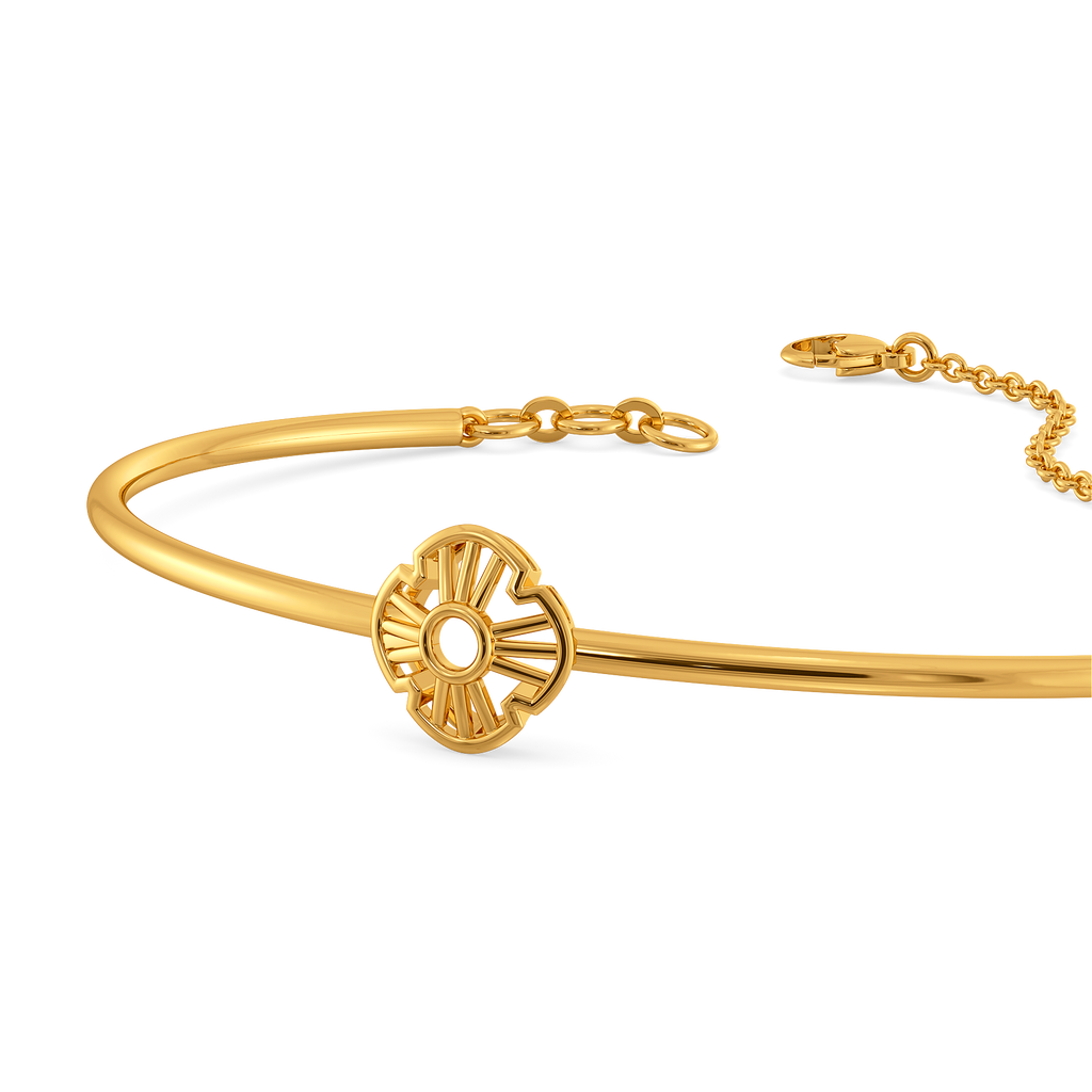 Summer Crochet Gold Bangles