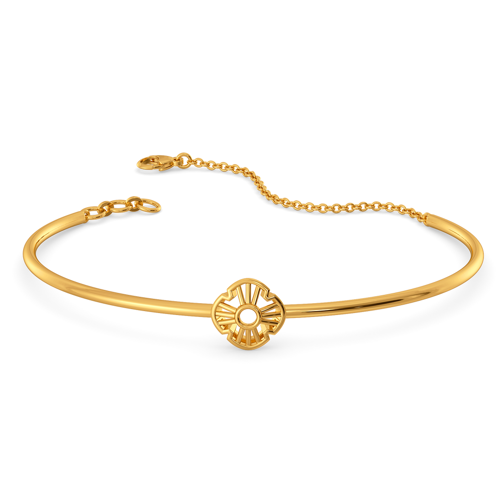 Summer Crochet Gold Bangles