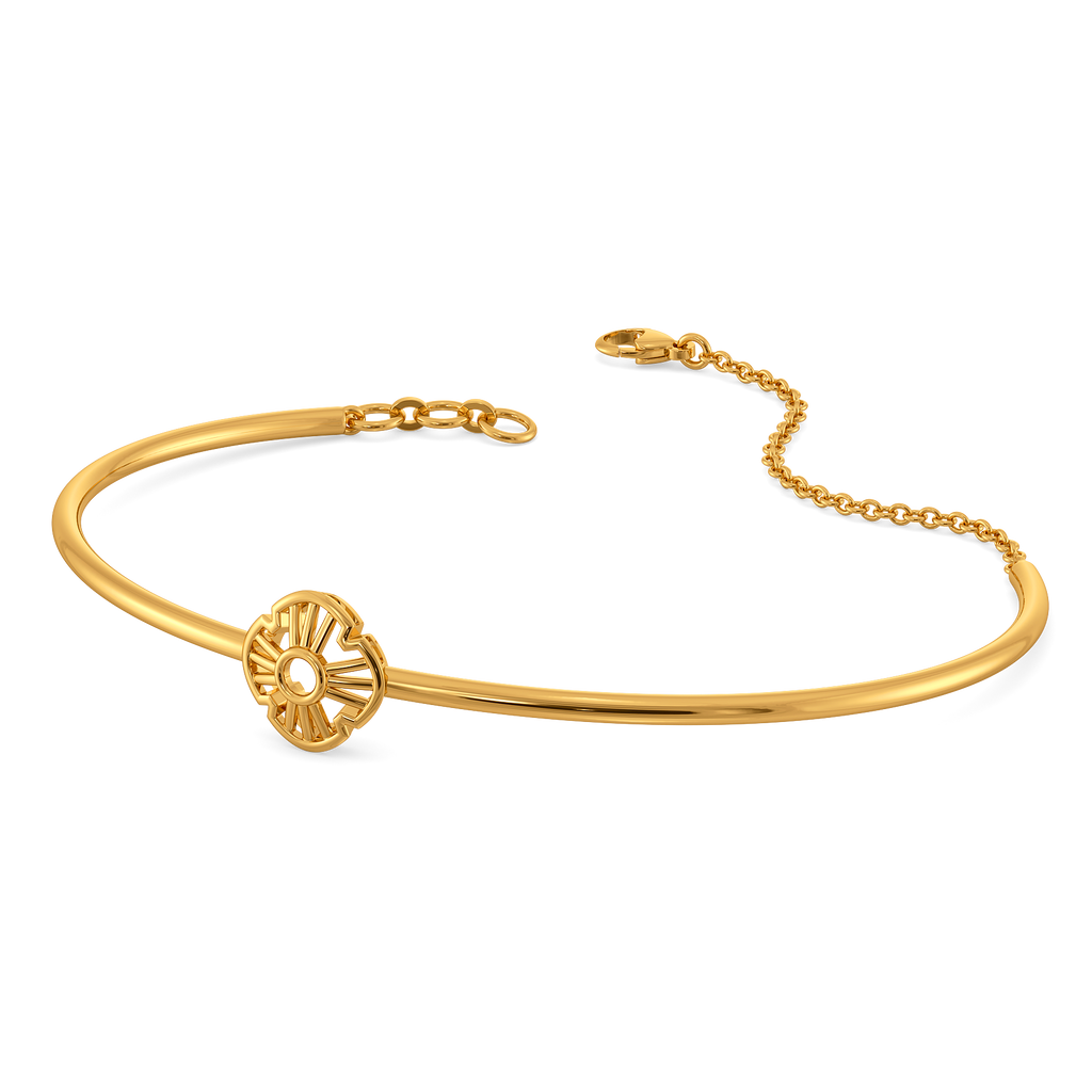 Summer Crochet Gold Bangles