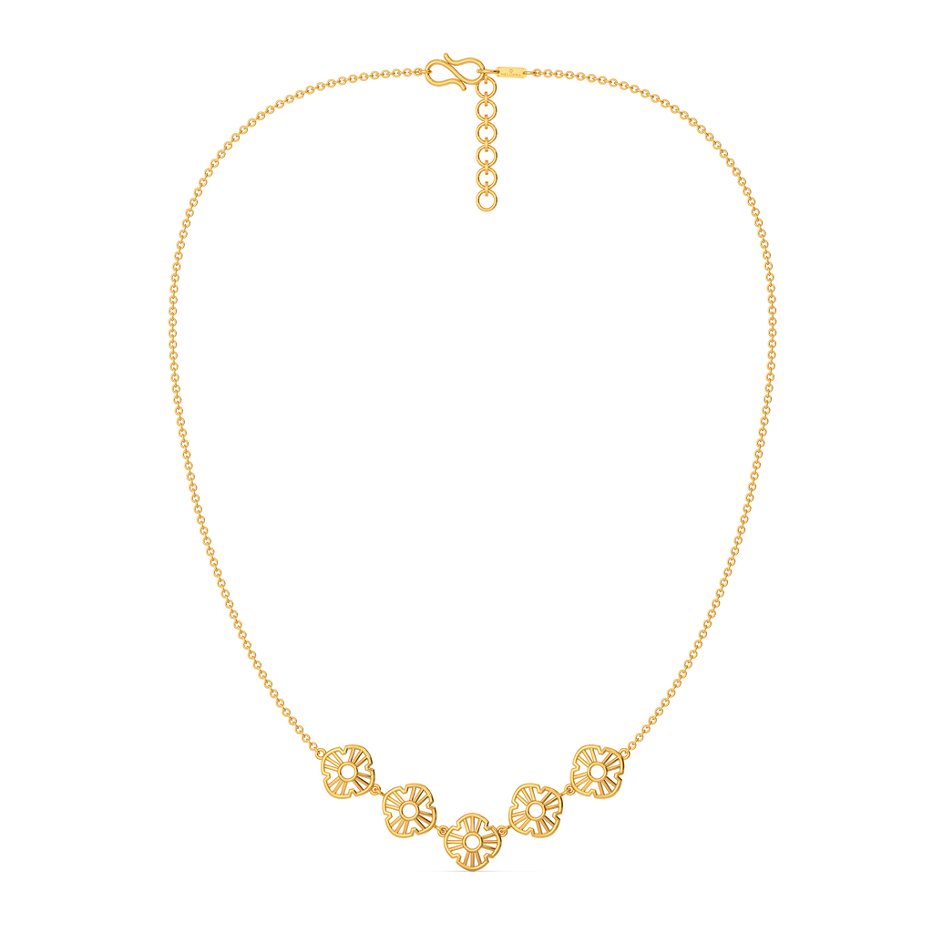 Summer Crochet Gold Necklaces