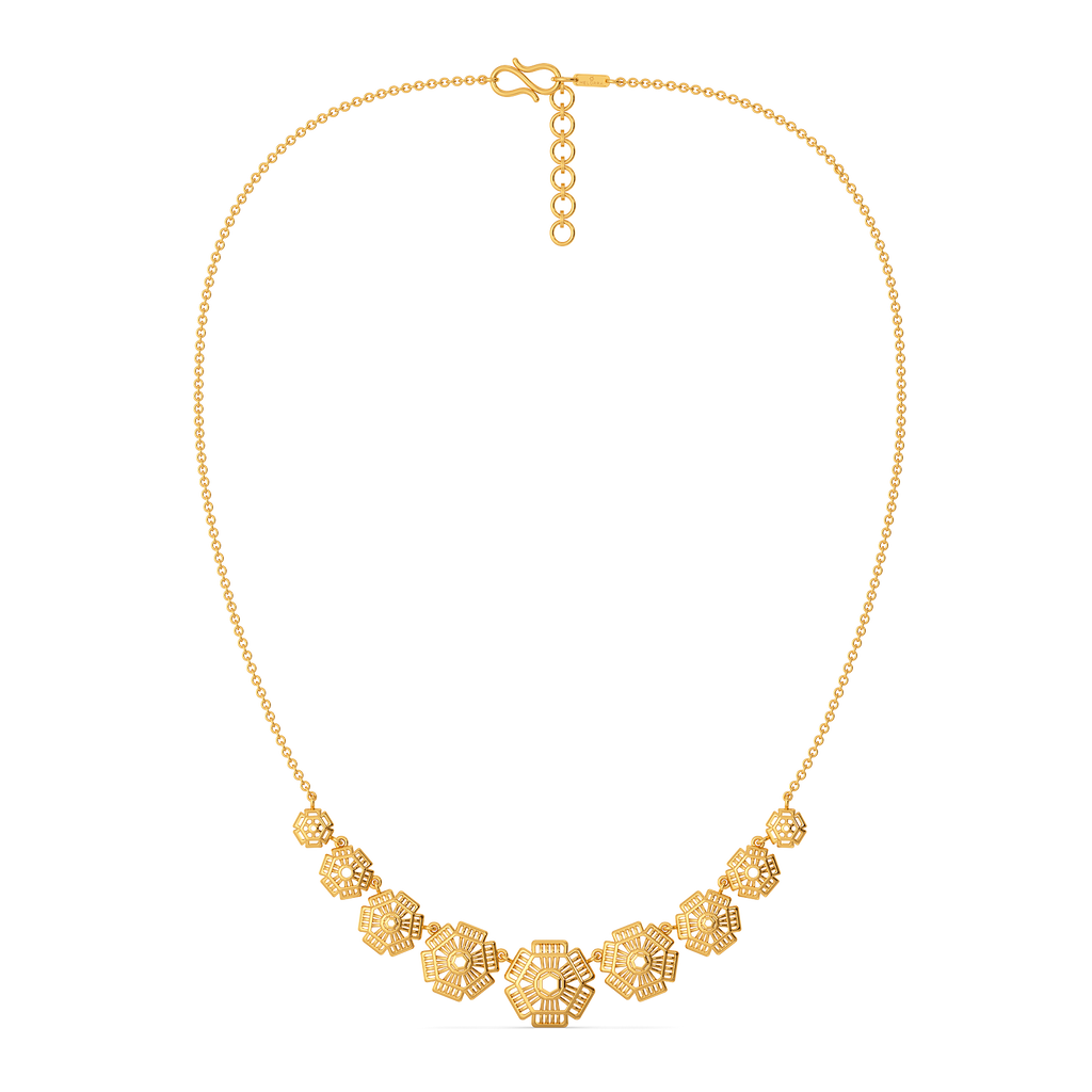 Yarn Whimsy Gold Necklaces