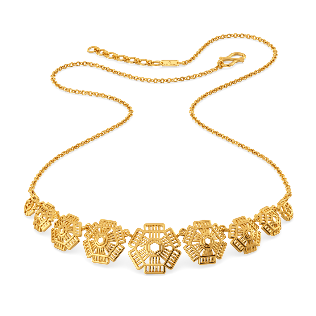 Yarn Whimsy Gold Necklaces