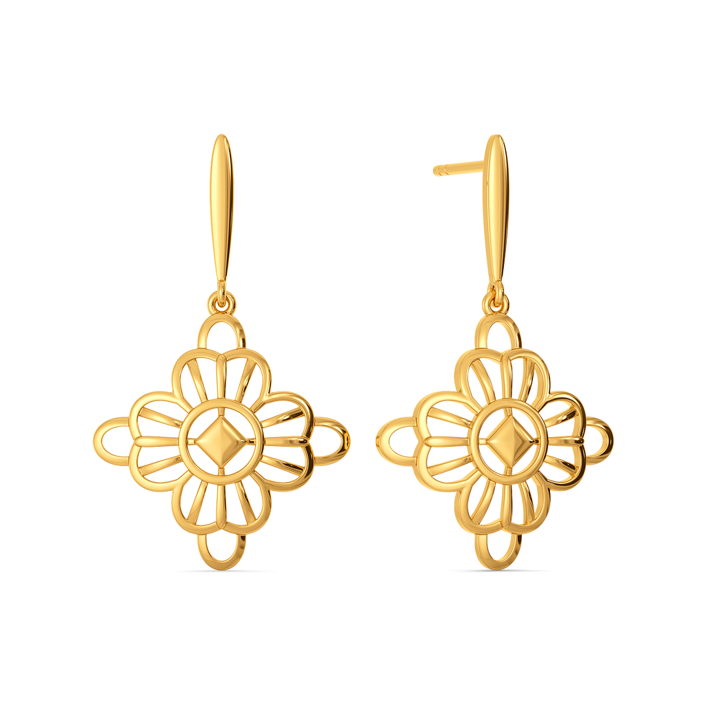 Knot Your League Gold Earrings