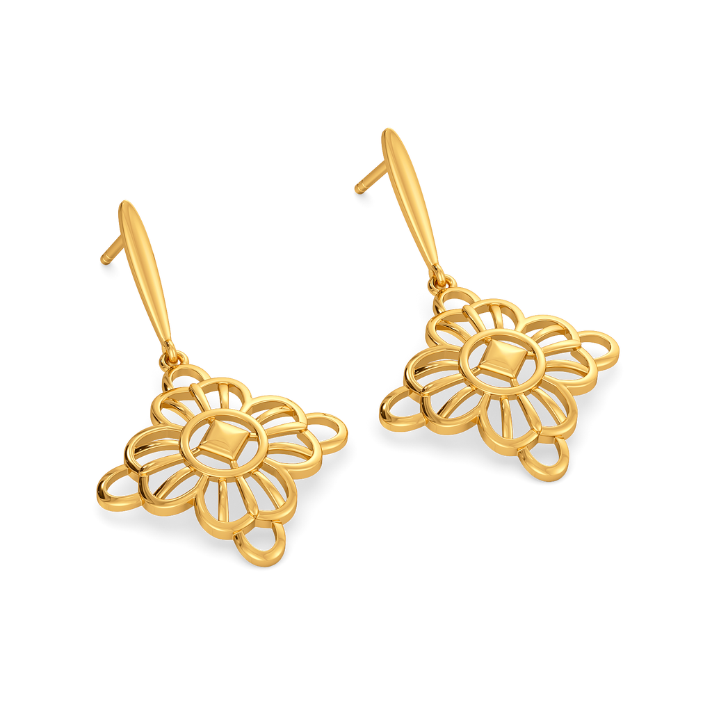 Knot Your League Gold Earrings