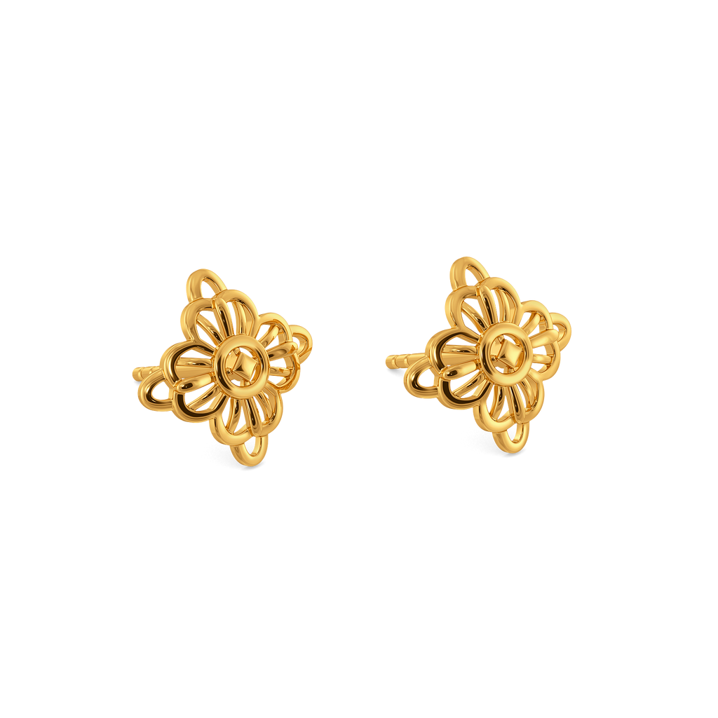 Knot Your League Gold Earrings