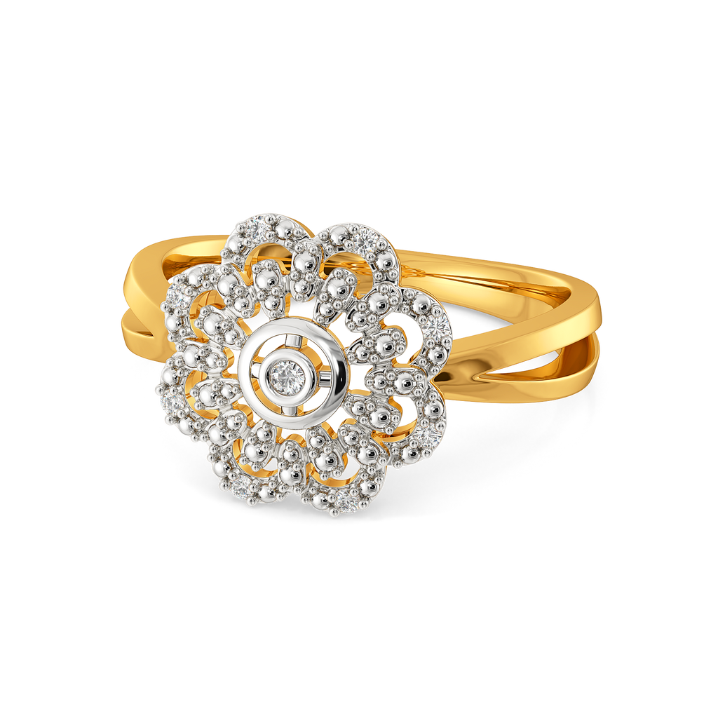 Crochet Charm Diamond Rings alternate view 2