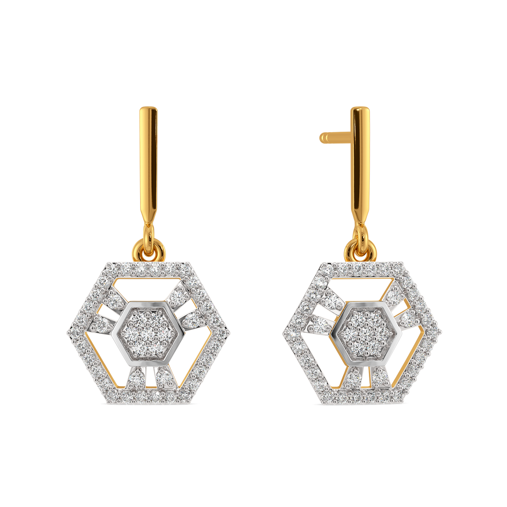 Woven with Love Diamond Earrings