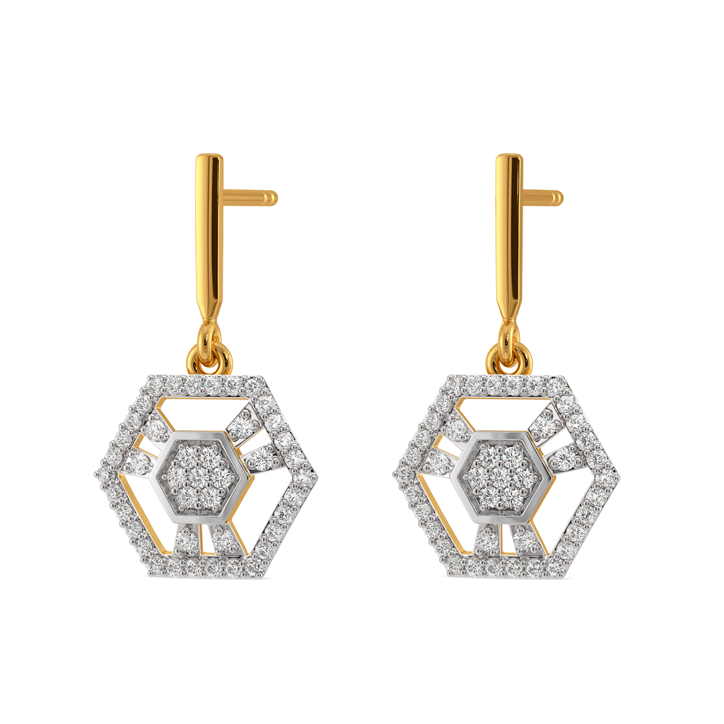 Woven with Love Diamond Earrings
