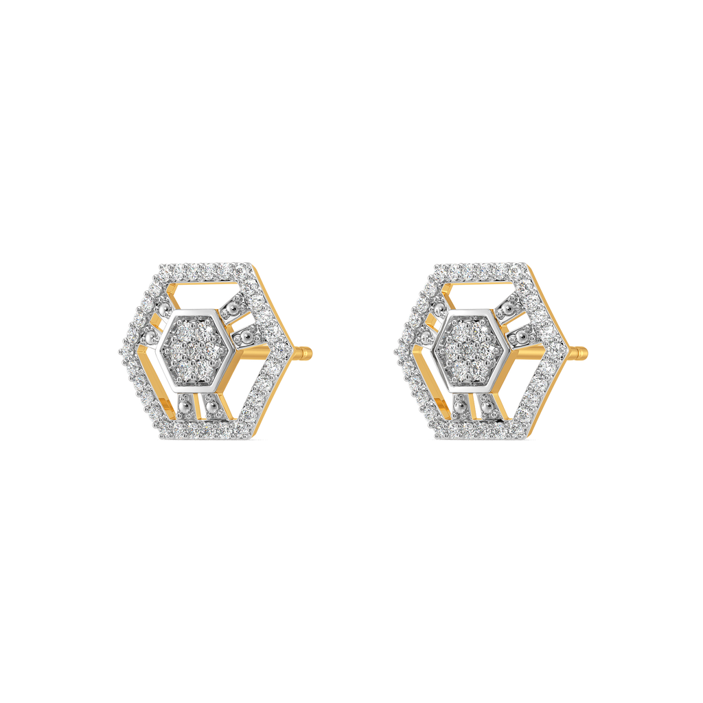 Woven with Love Diamond Earrings