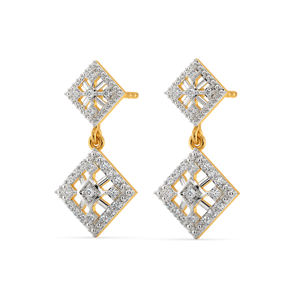 Yarn and Daydreams Diamond Earrings