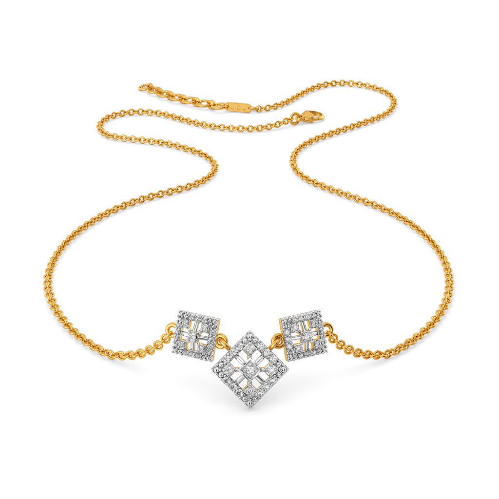 Yarn and Daydreams Diamond Necklaces