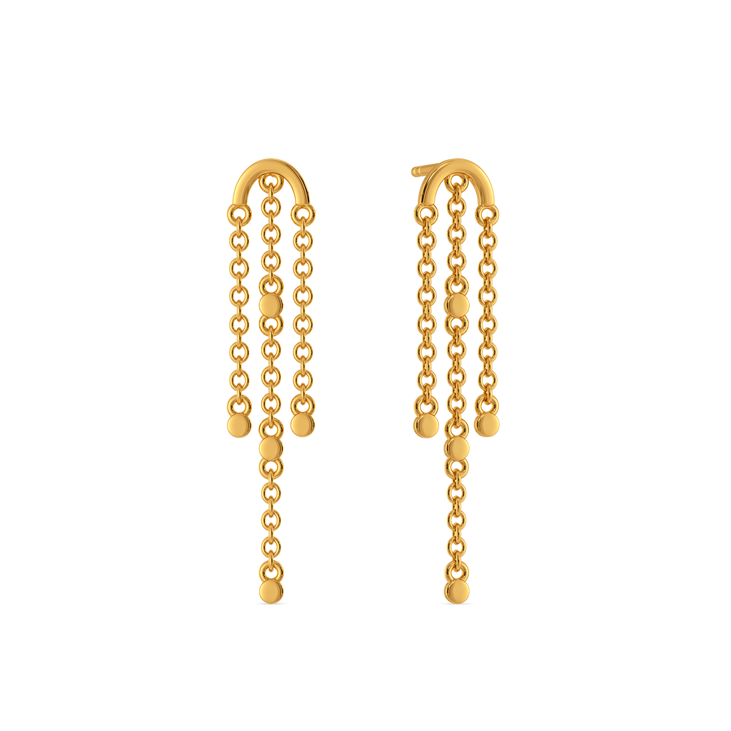 Mini Sparks Gold Earrings