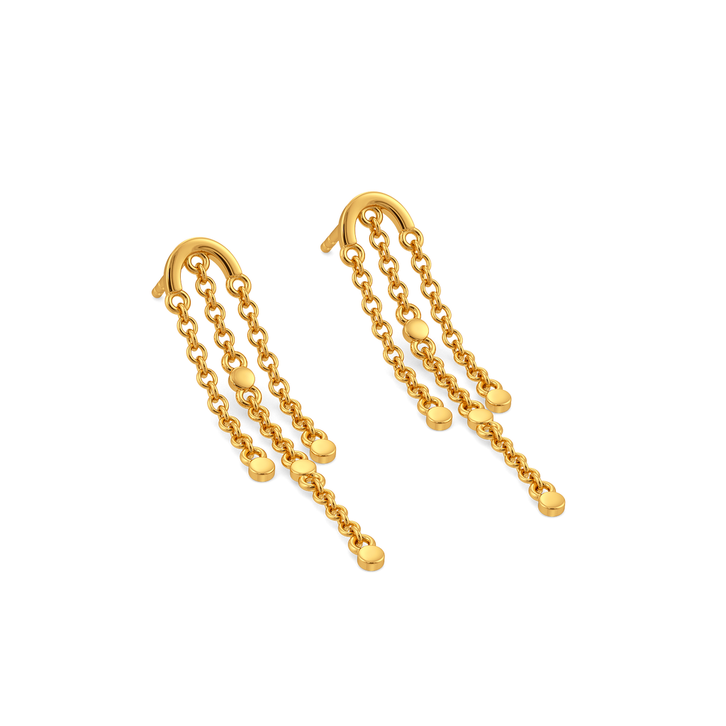 Mini Sparks Gold Earrings