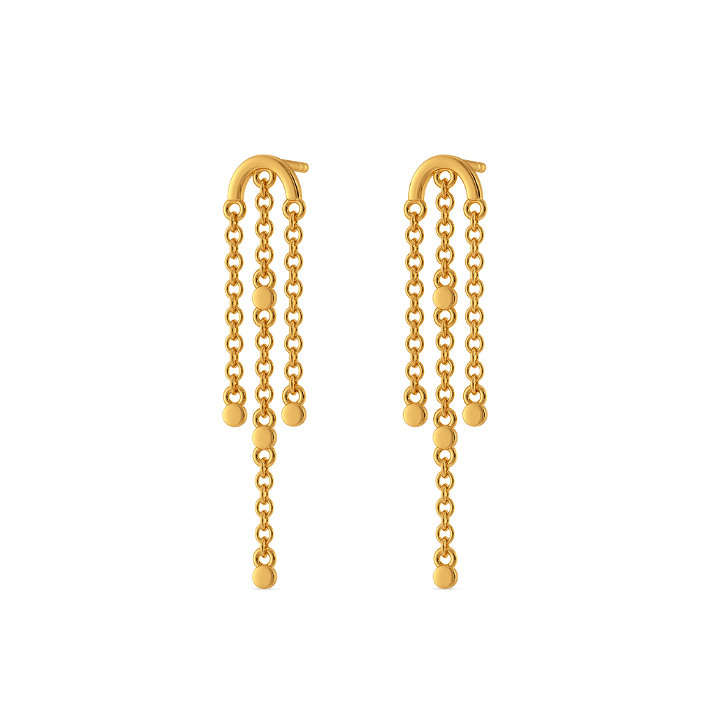 Mini Sparks Gold Earrings
