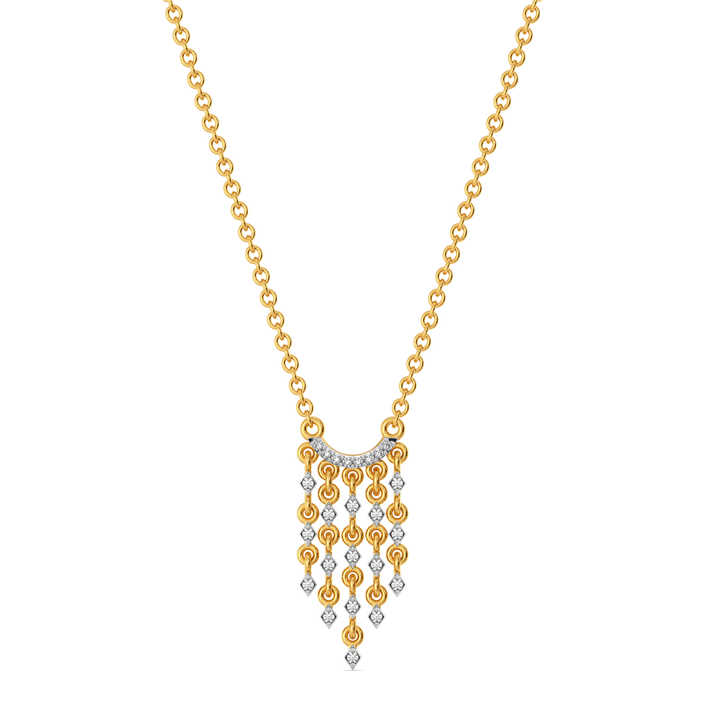 Gleam Cluster Diamond Necklaces