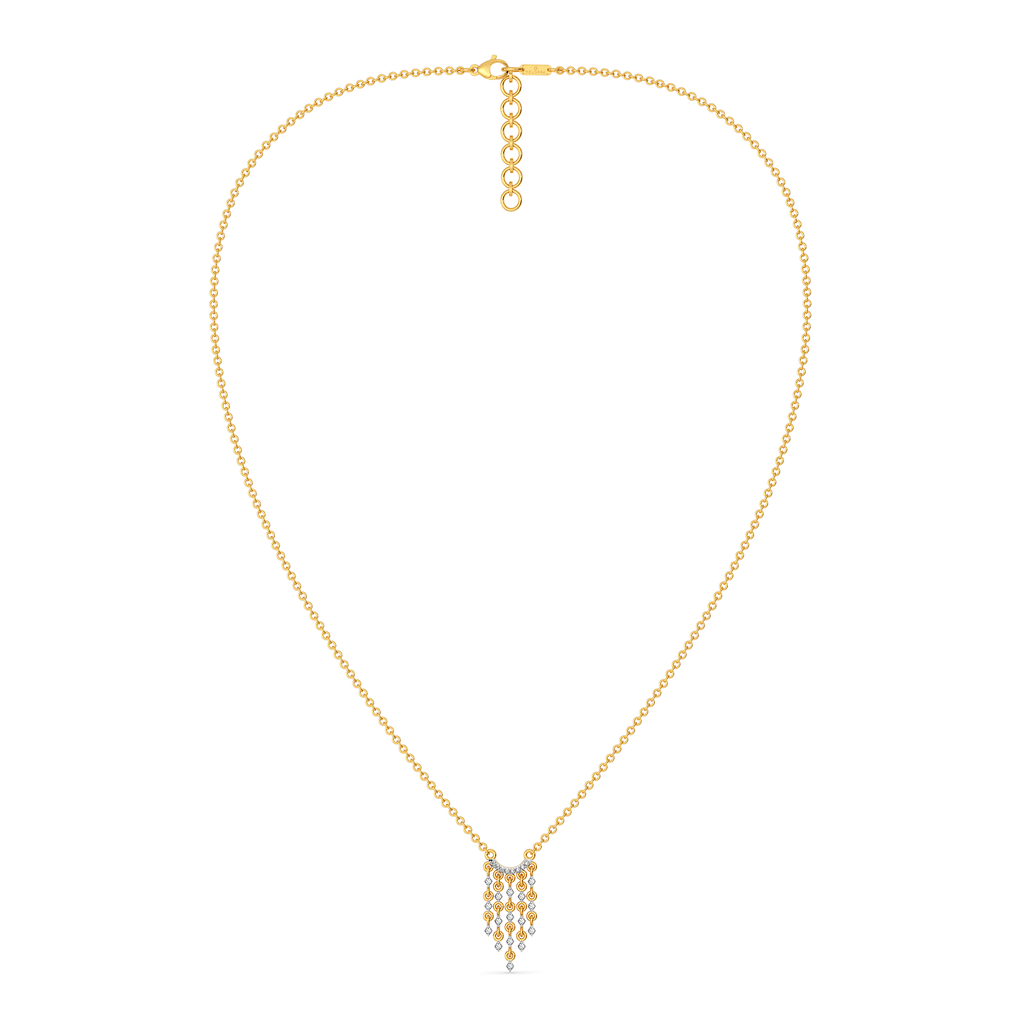 Gleam Cluster Diamond Necklaces