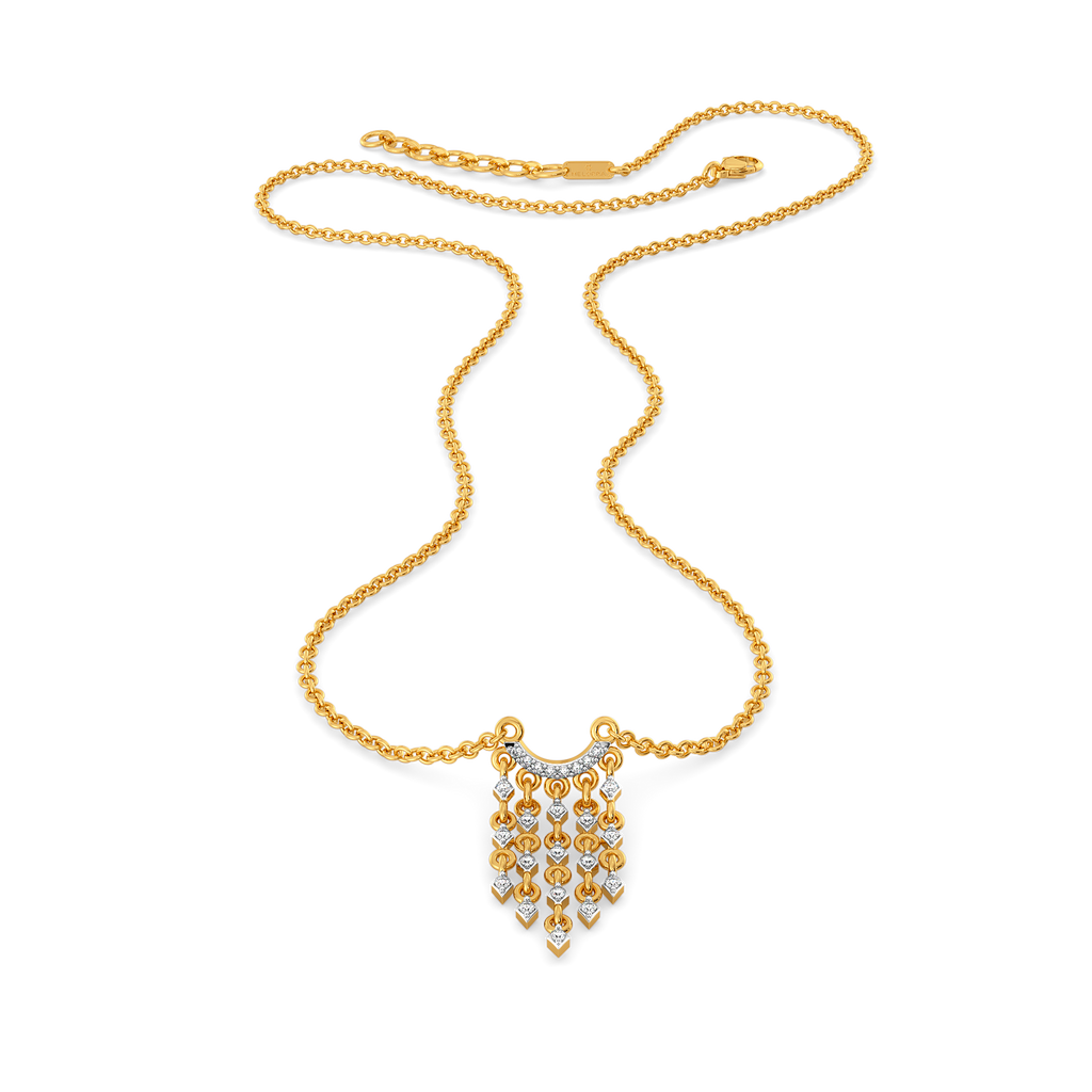 Gleam Cluster Diamond Necklaces