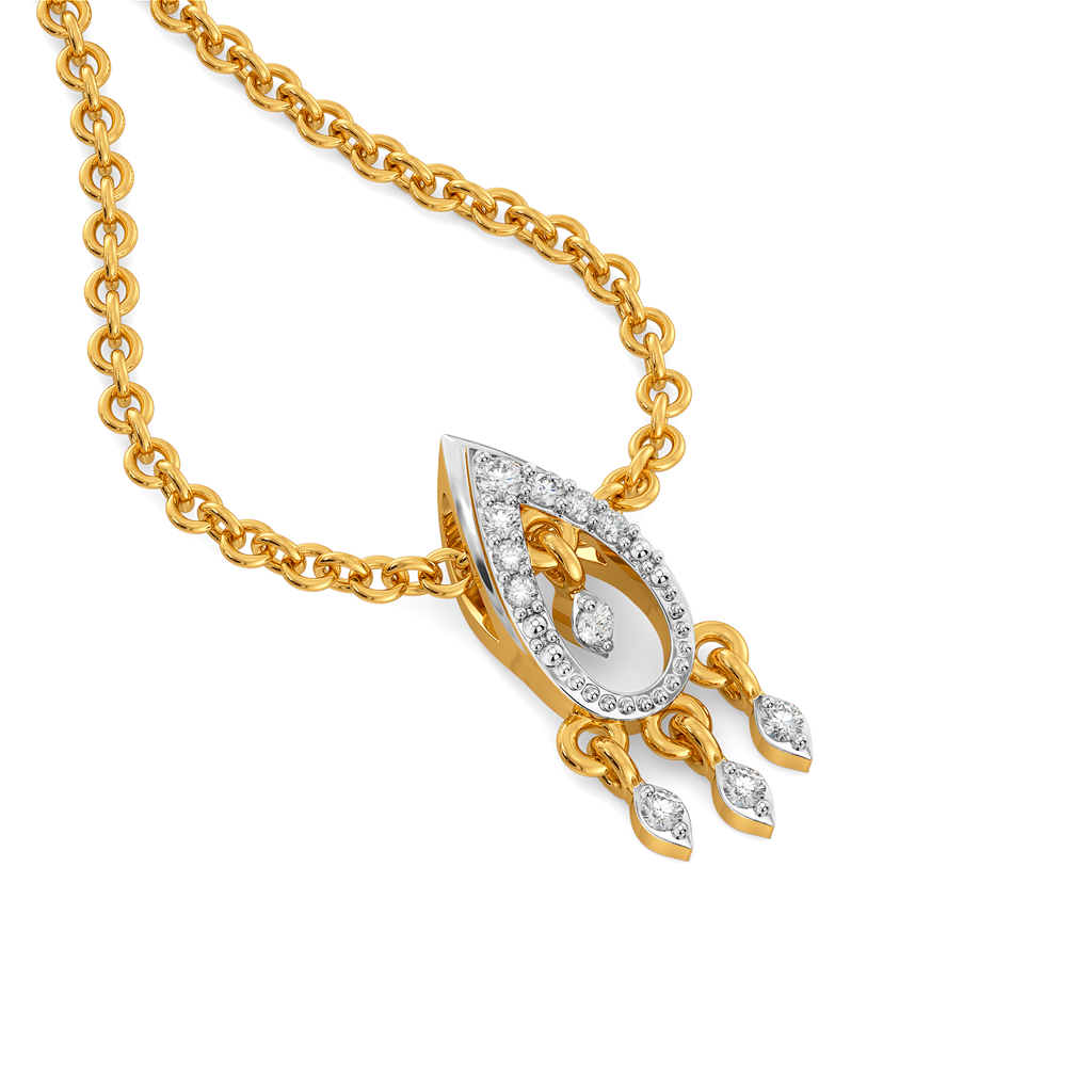 Dazzle in Fringe Diamond Pendants