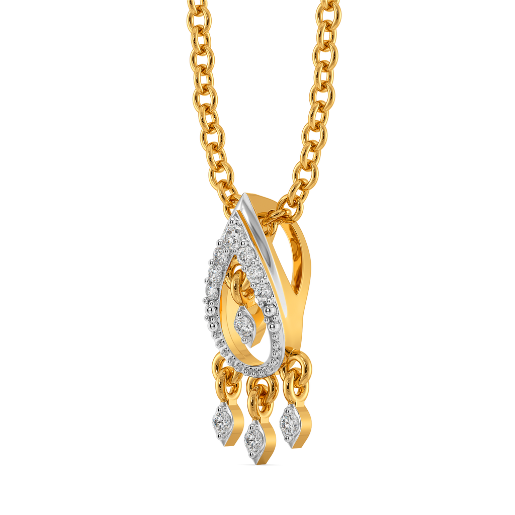 Dazzle in Fringe Diamond Pendants