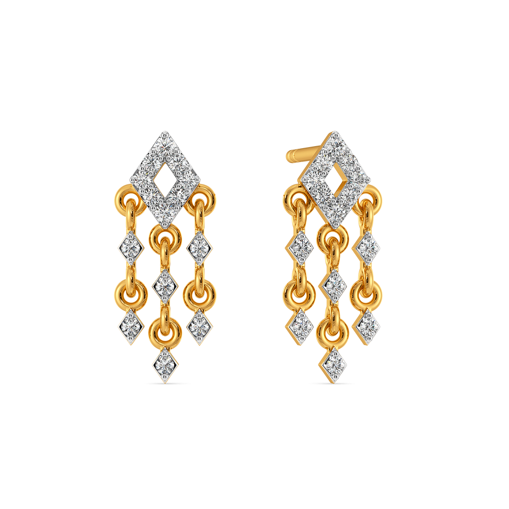 Dazzle in Fringe Diamond Earrings