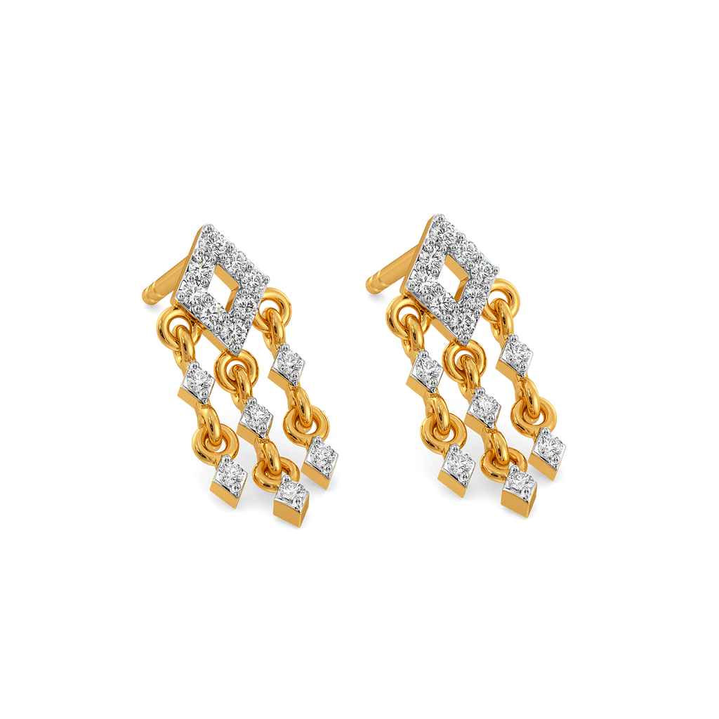 Dazzle in Fringe Diamond Earrings