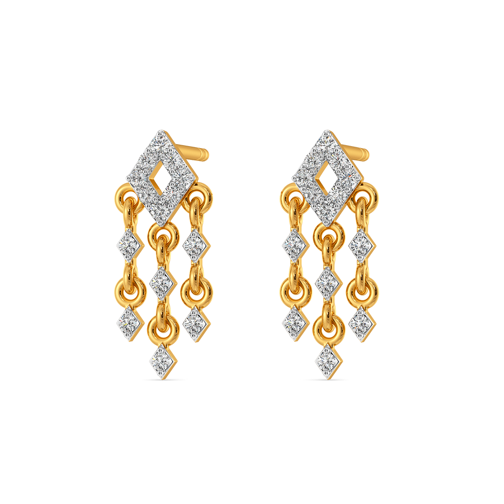 Dazzle in Fringe Diamond Earrings