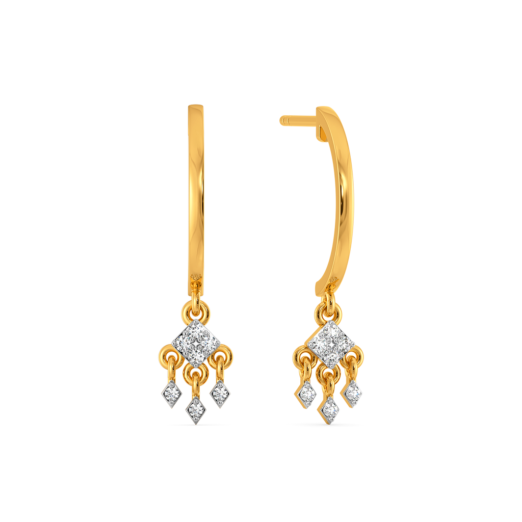 Fringe Flicker Diamond Earrings