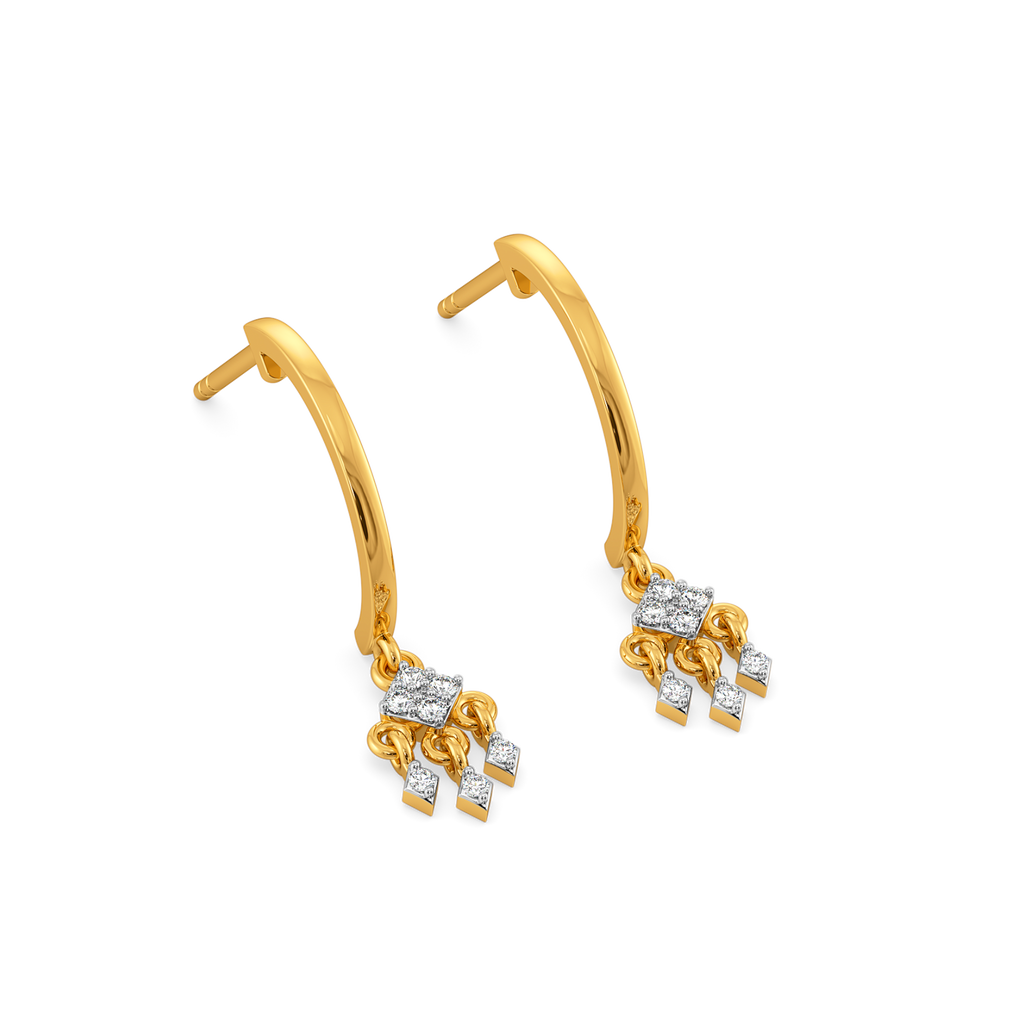 Fringe Flicker Diamond Earrings