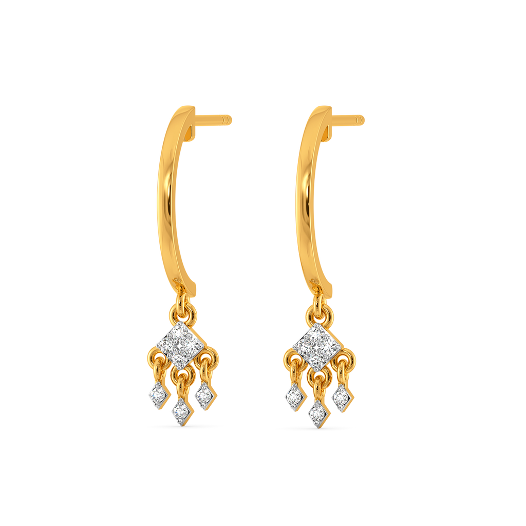 Fringe Flicker Diamond Earrings