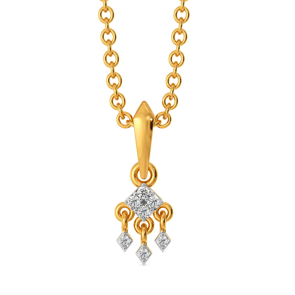 Fringe Flicker Diamond Pendants