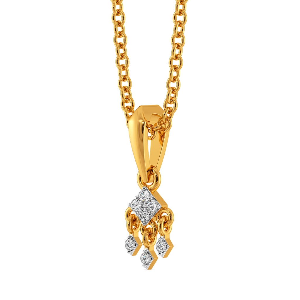 Fringe Flicker Diamond Pendants