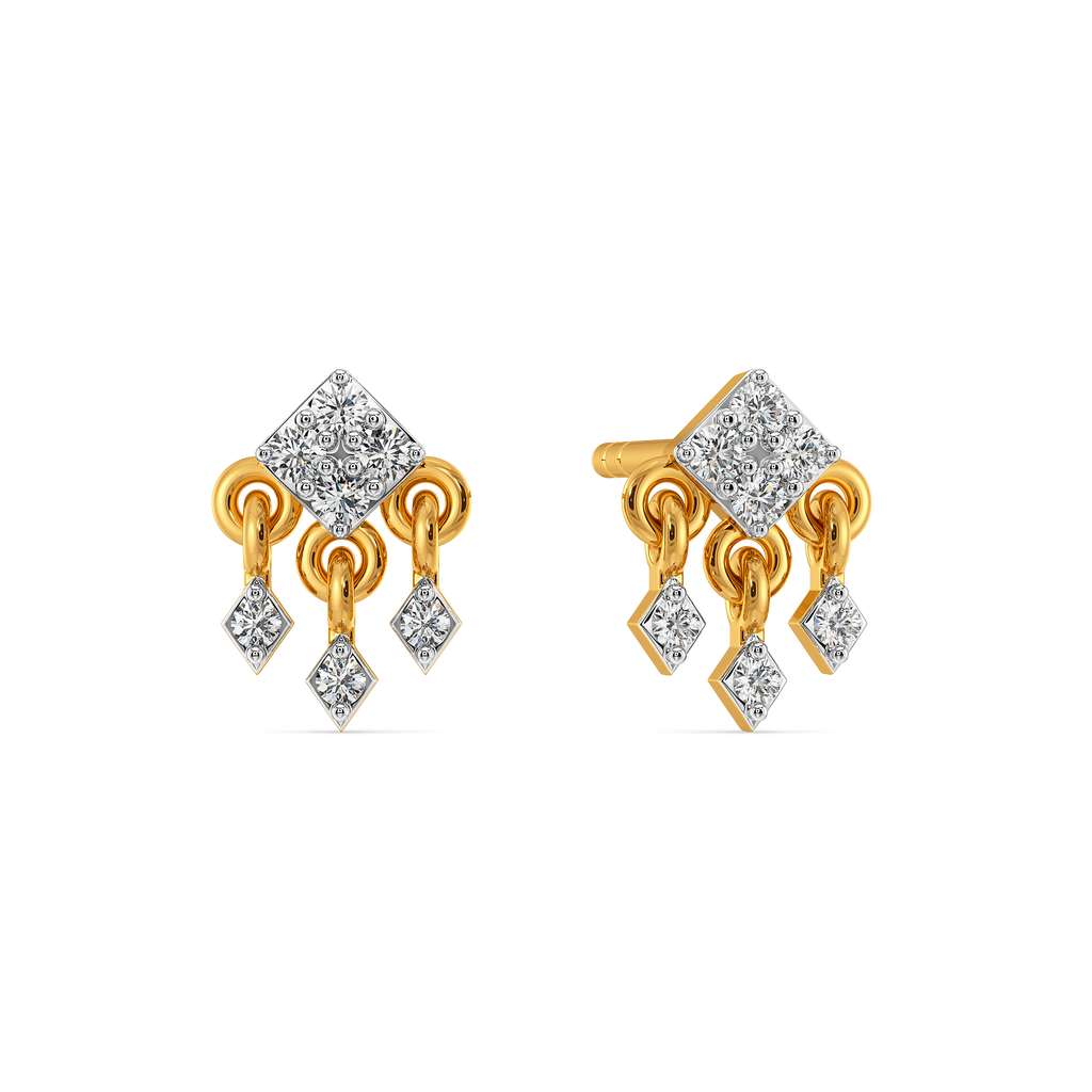 Fringe Flicker Diamond Earrings