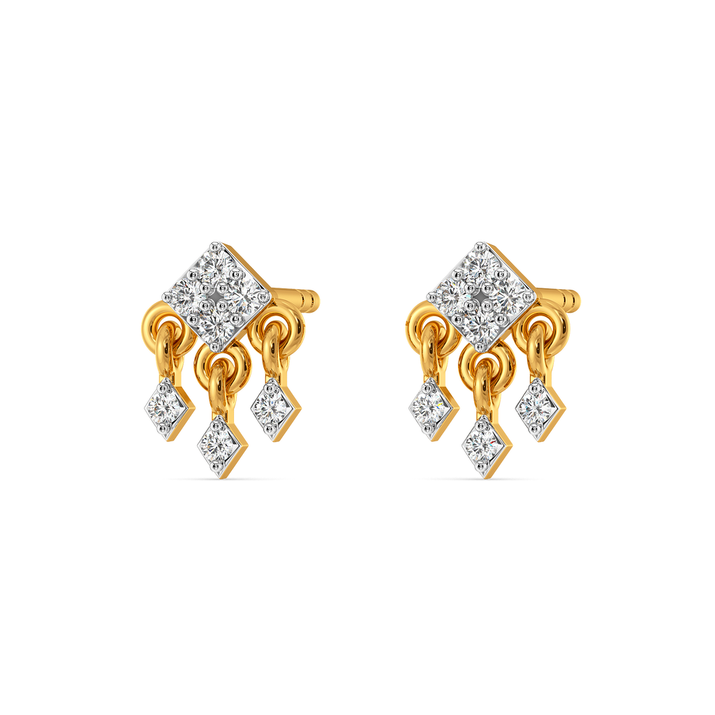 Fringe Flicker Diamond Earrings