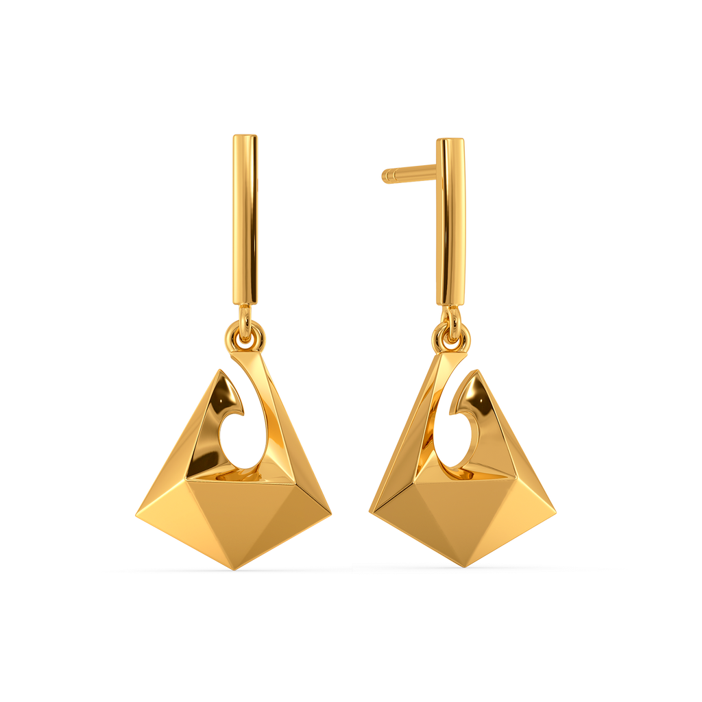 Urban Punk Gold Earrings