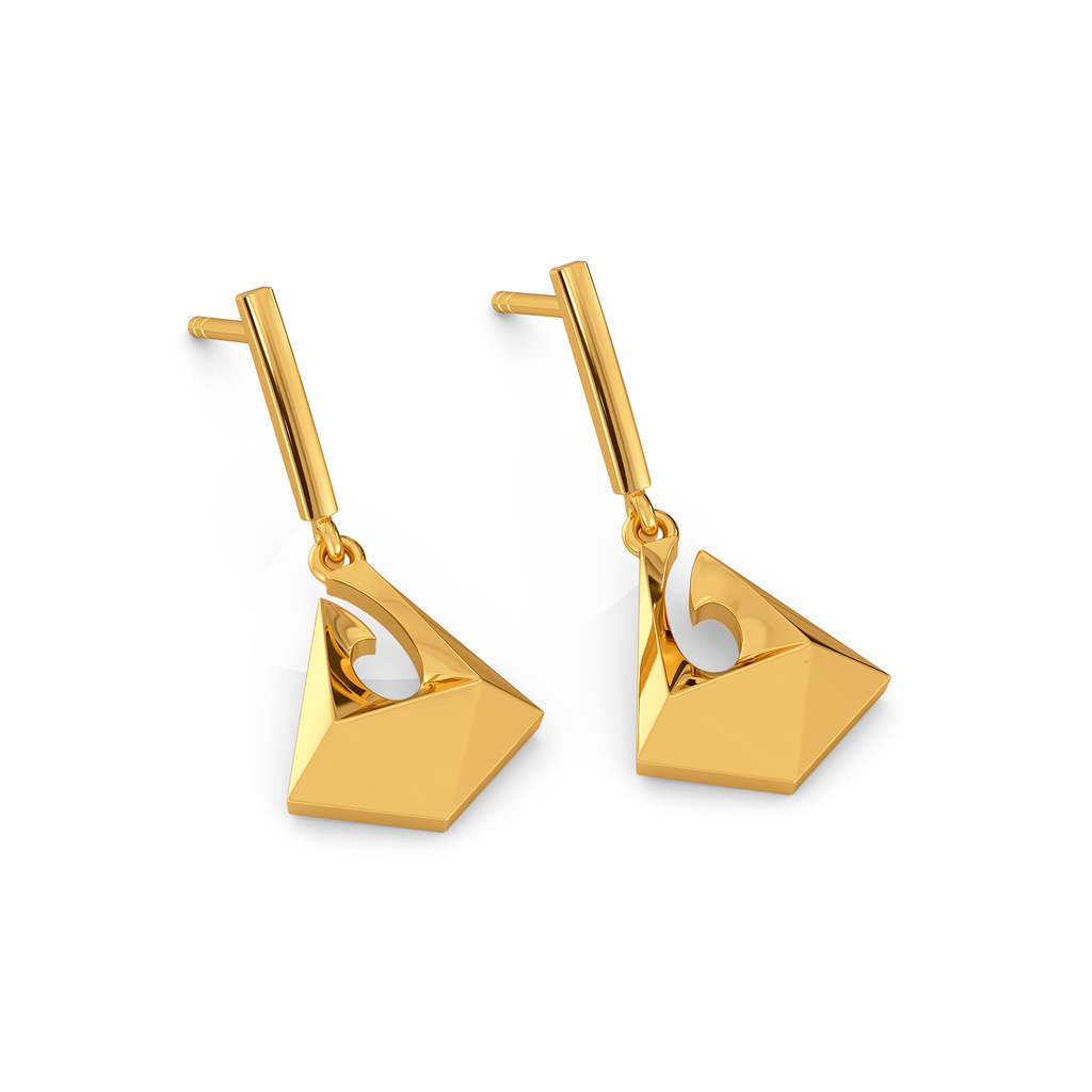 Urban Punk Gold Earrings