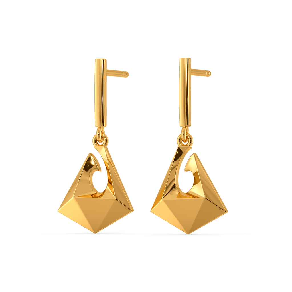 Urban Punk Gold Earrings