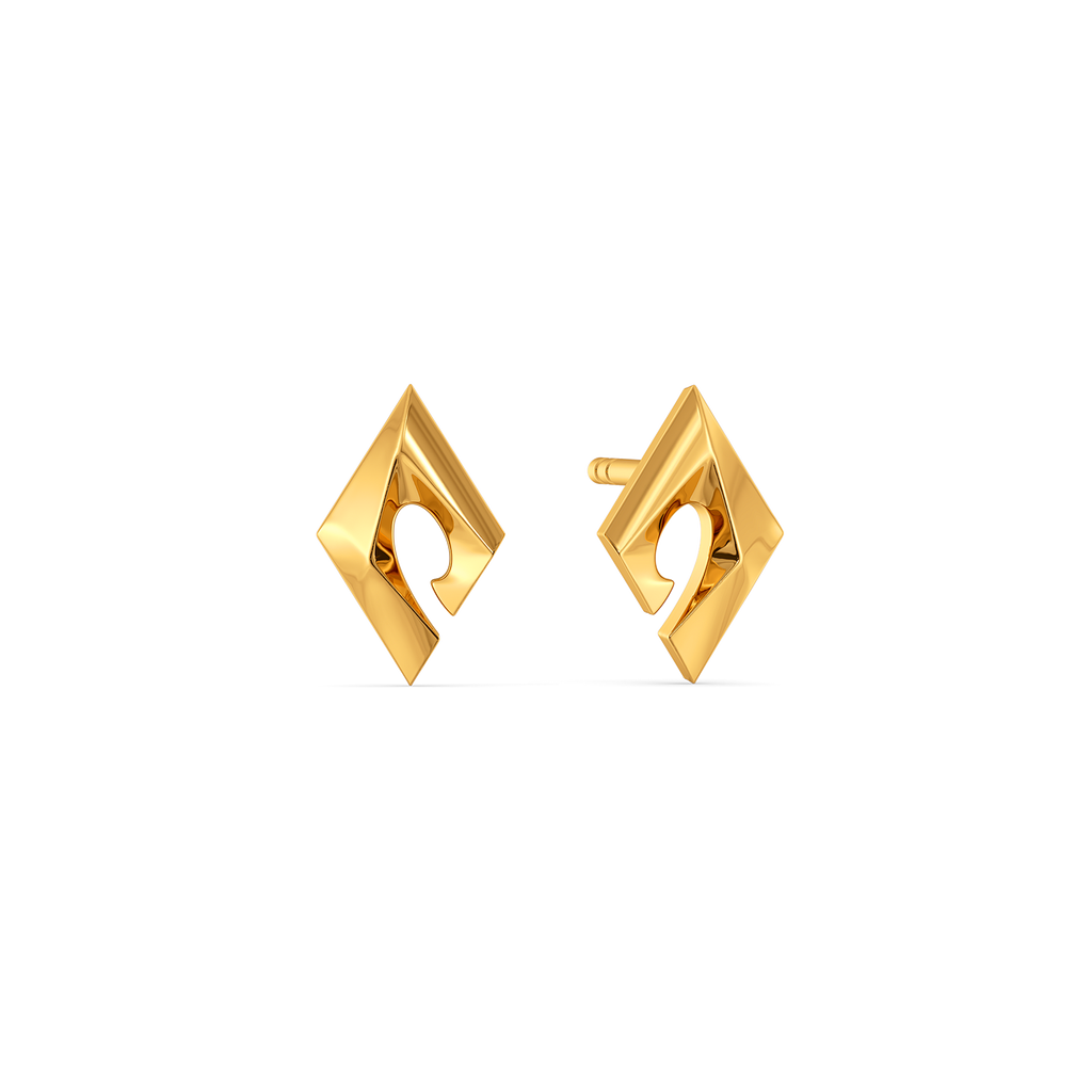 Urban Punk Gold Earrings