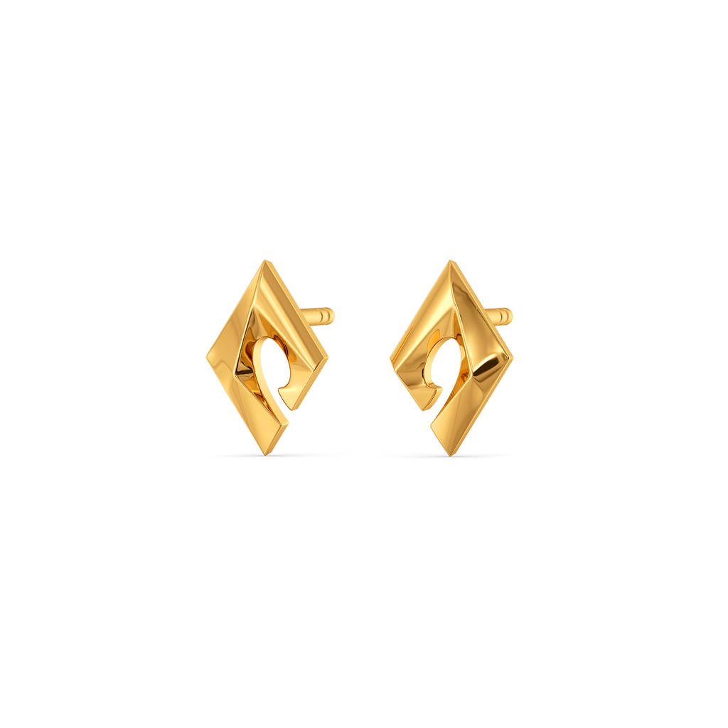 Urban Punk Gold Earrings